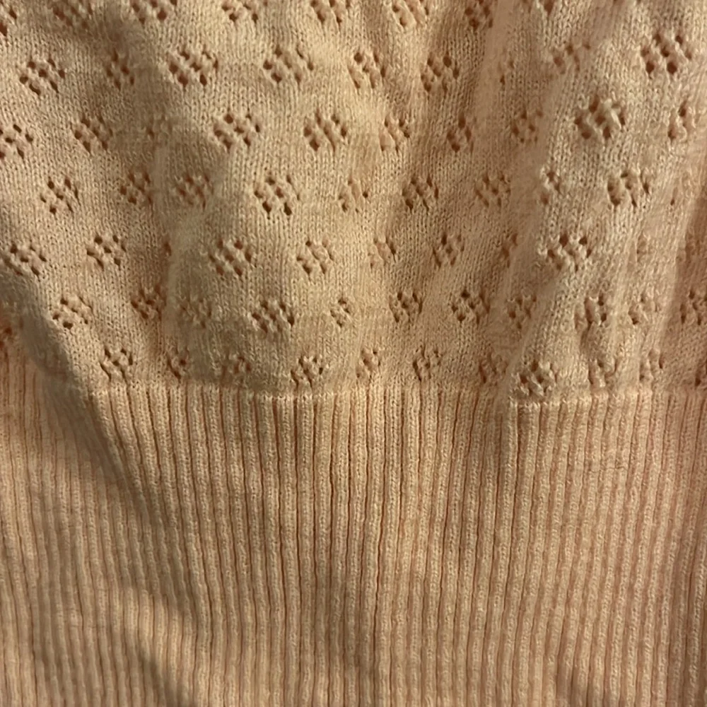 Forever 21 Pink Short Sleeve Flower Button Cardigan S - Picture 7 of 9